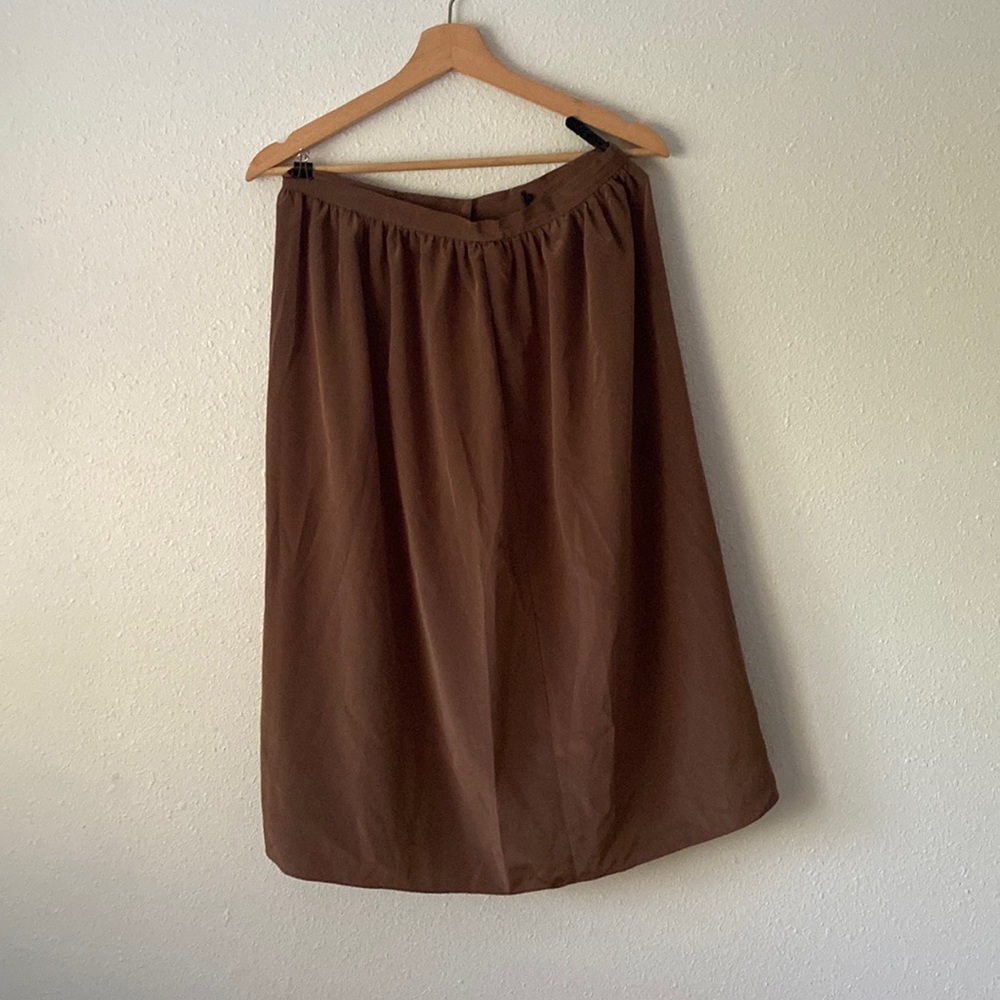 Vintage Polyester Maxi Skirt